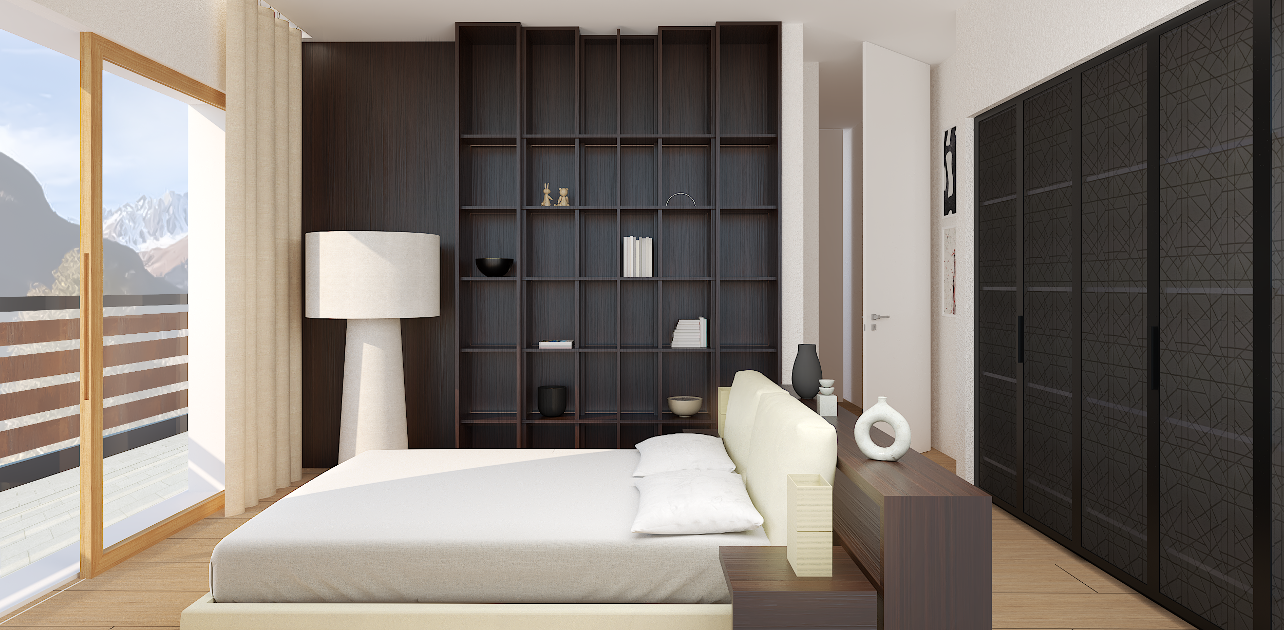 Granatiero Design Studio Chalet Morgex Bedroom 1